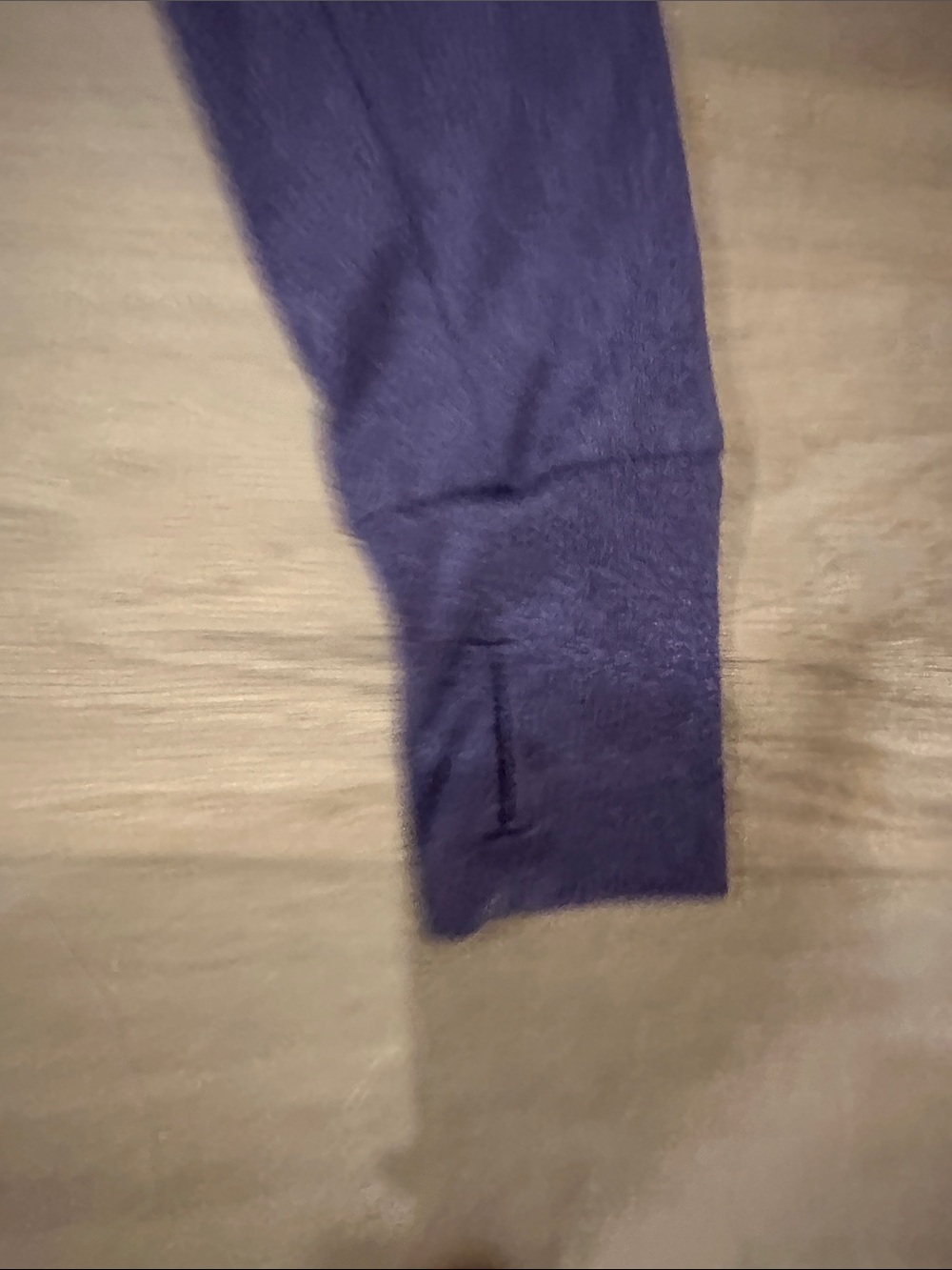 ASICS Deep Purple Long-Sleeve Performance Tee - Picture 4 of 5